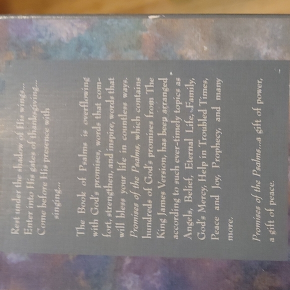 PROMISES OF THE PSALMS- PAPERBACK VERSION - Picture 2 of 3